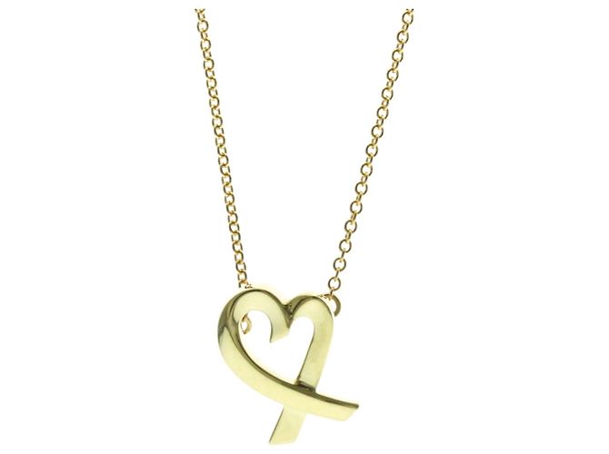 Tiffany & Co Collar Péndulo Corazón Amoroso Tiffany Dorado