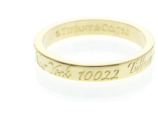 Tiffany & Co Bague Tiffany Notes en or jaune 18K Doré