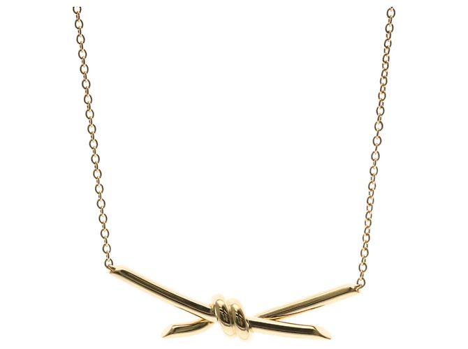 Tiffany & Co Collar Tiffany Knot en oro rosa Dorado