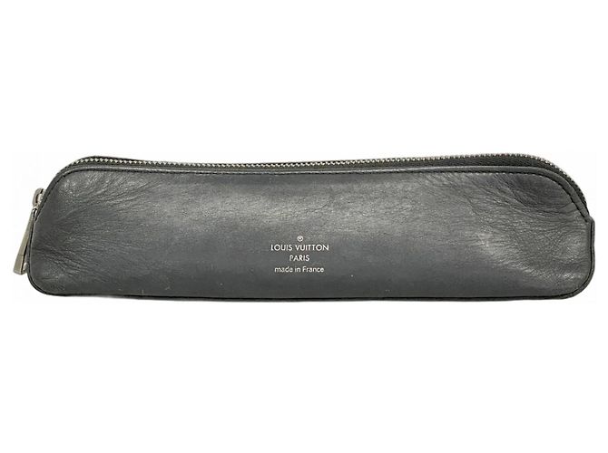 Louis Vuitton Monogram Eclipse Pen Case Black