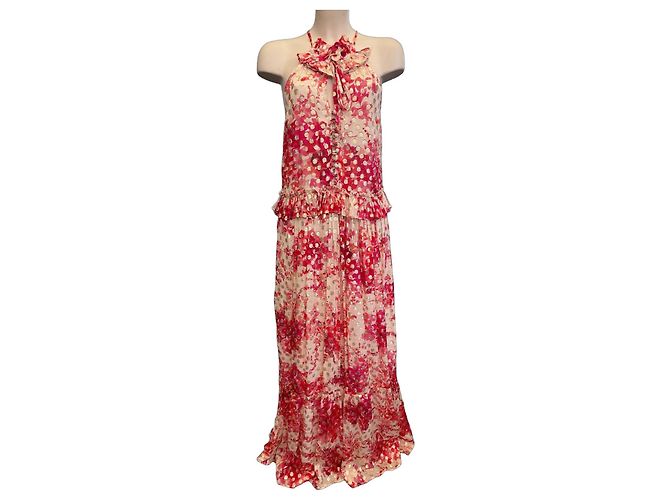 Autre Marque Vestido Eva Sálvia e Hera de Viscose