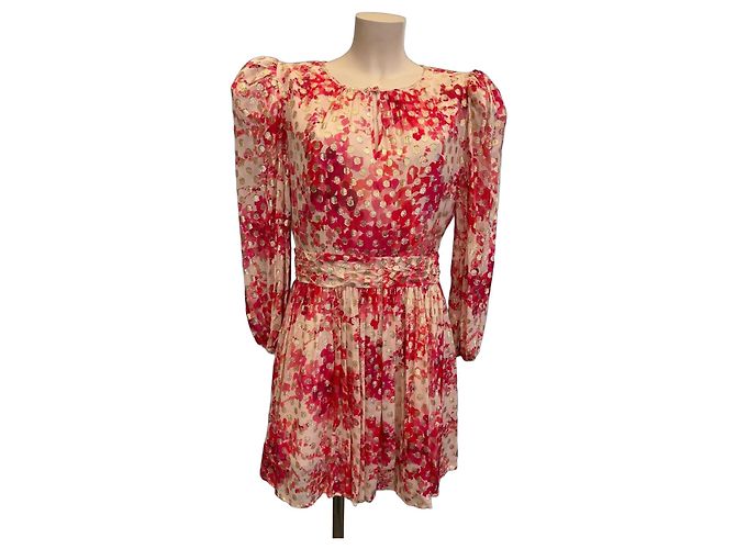 Autre Marque Rita Kleid Sage und Efeu aus Viskose Größe 42
