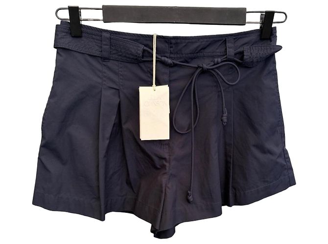 Shorts Ulla Johnson Iris Azul de Algodão