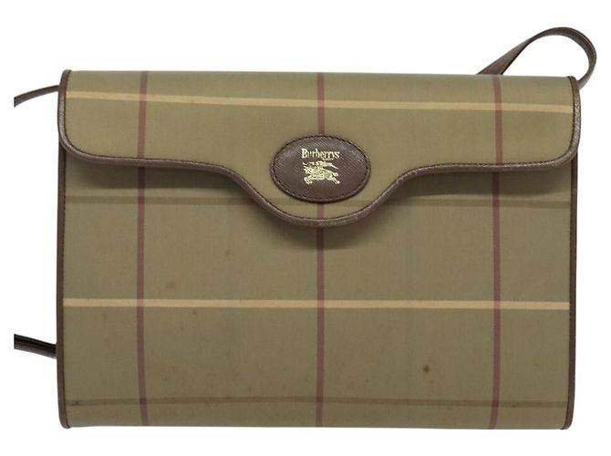 Burberry Nova check Canvas and Leather Beige