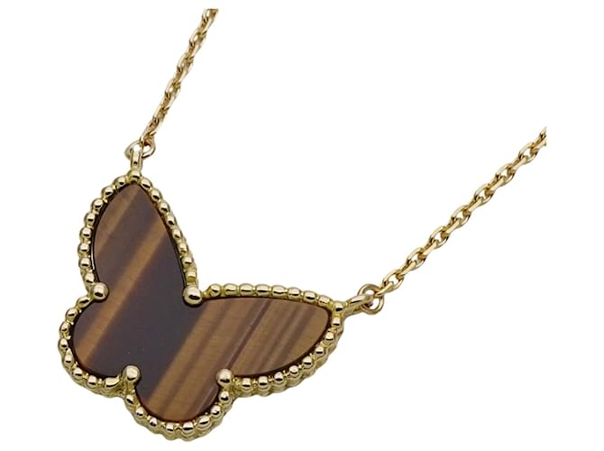 Collier Papillon Lucky Alhambra de Van Cleef & Arpels Doré Jaune 