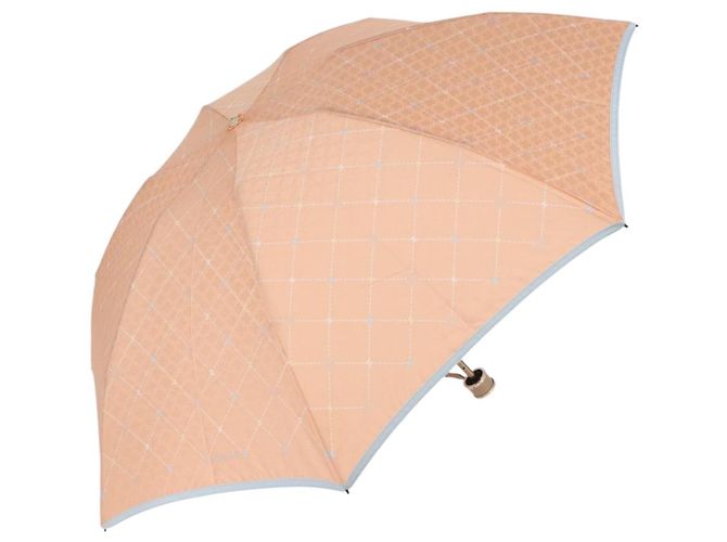 Céline CELINE Macadam Canvas Folding Umbrella Nylon Orange Auth YKZ609A