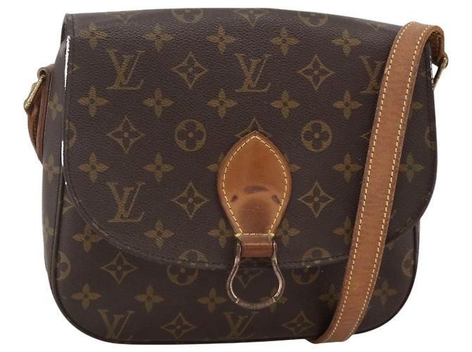 LOUIS VUITTON Bolsa de Ombro Monogram Saint Cloud GM M51242 LV Auth BA11591 Monograma