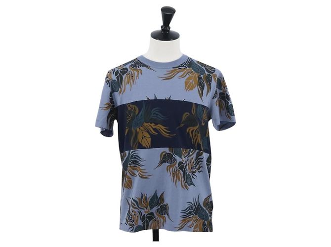 Camiseta LOUIS VUITTON de algodón azul marino LV Auth BA11391A