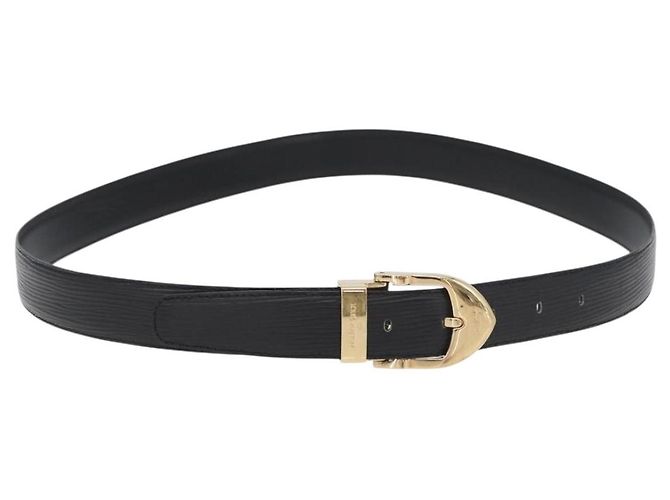 LOUIS VUITTON Epi Gürtel 41,3" Schwarz LV Auth th6640