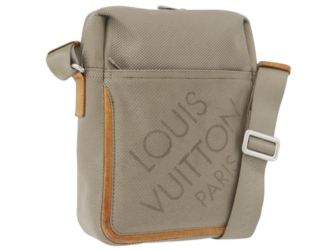 LOUIS VUITTON Borsa a Spalla Damier Geant Sitadan Beige Sabre M93041 Auth ep13905