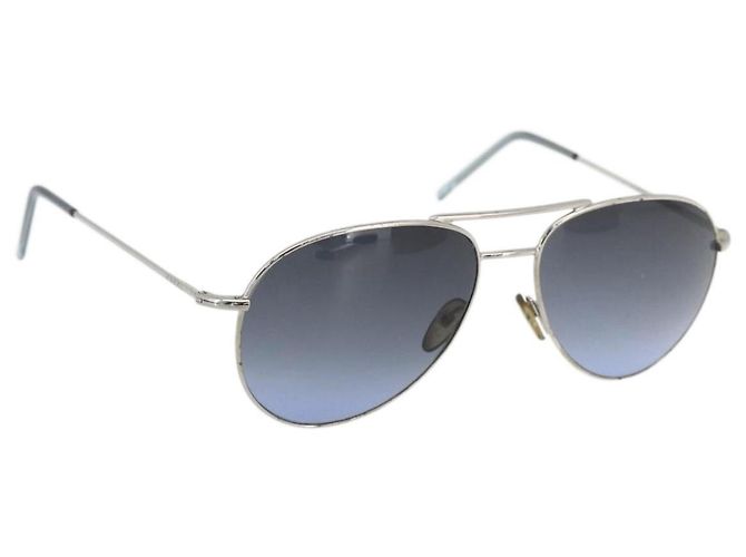 Gafas de sol GUCCI metal azul Auth bs34197