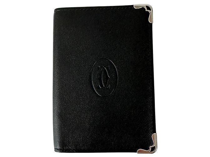 Cartier Black Leather Card Case