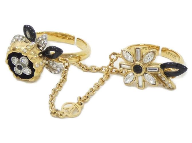 Anello Fleur Windsor LV Louis Vuitton Nero