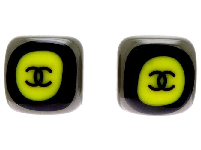 Pendientes de mujer Chanel Square Coco Mark 