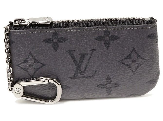Louis Vuitton Monogram Eclipse Reverse Pochette Clé 2way coin case key case M80905 Black
