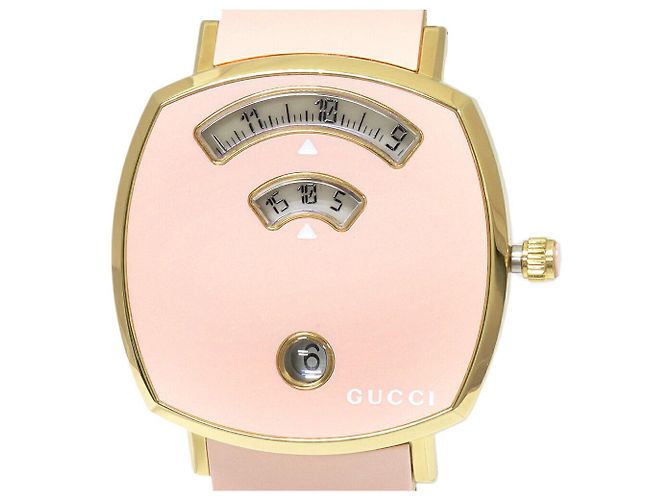 Reloj Grip Gucci con esfera rosa 157.4