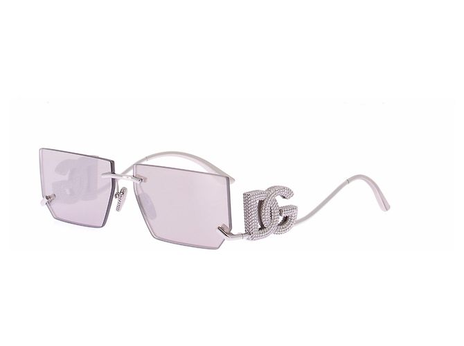 Dolce & Gabbana Occhiali da sole trasparenti Argento