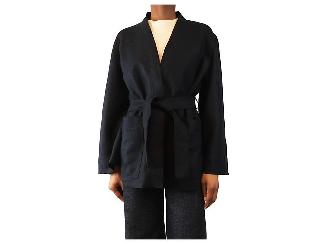 Soeur Navy Balme coat - size UK 6 Blue