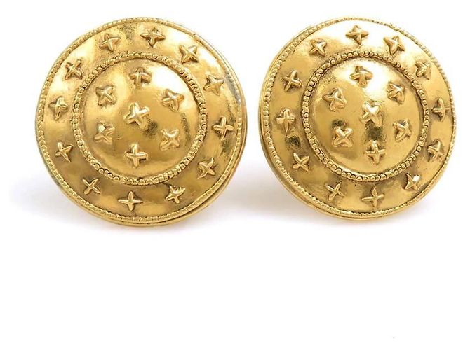 Orecchini a clip in oro Chanel D'oro 