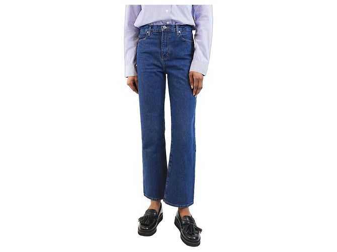 Frame Denim Blue Le Jane ankle jeans - size UK 6