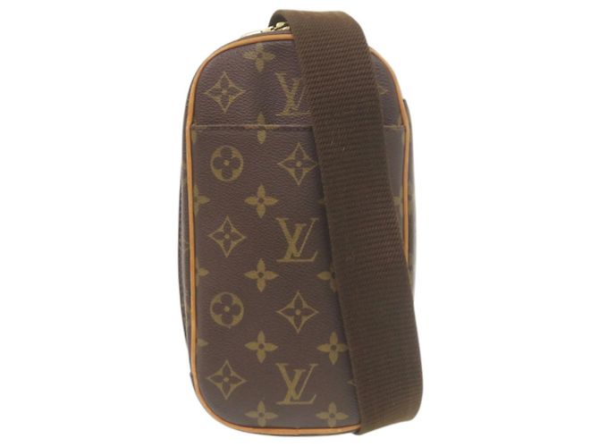 Sac Pochette Gange Monogram Louis Vuitton Marron