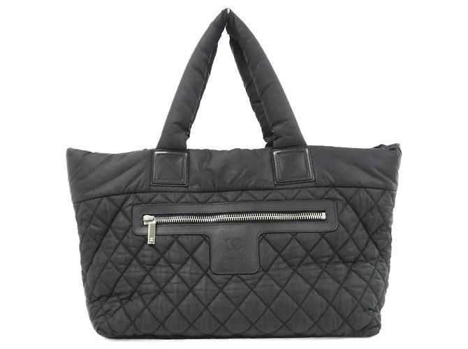 Borsa a mano Chanel Coco Cocoon Nero Nylon