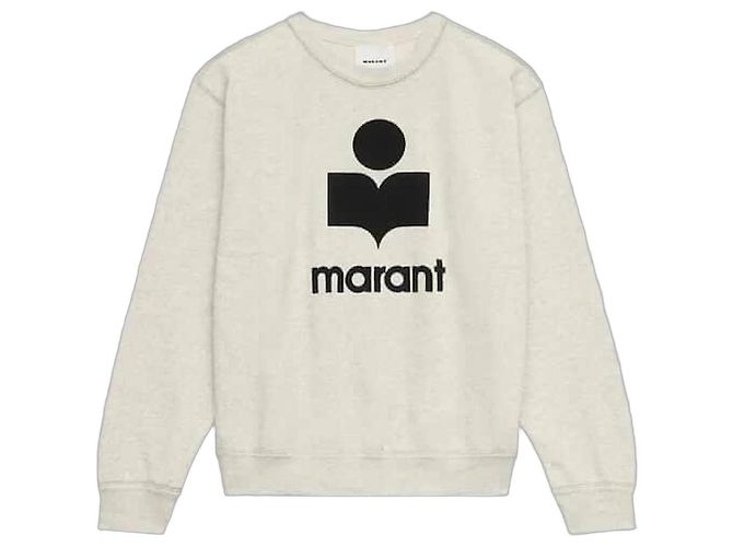 Isabel Marant Sudadera "Marant" en algodón mezclado Beige