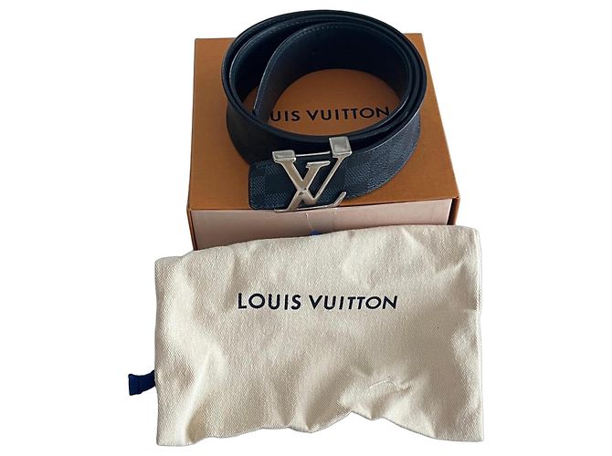 Louis Vuitton Damier Graphite Gürtel Schwarz