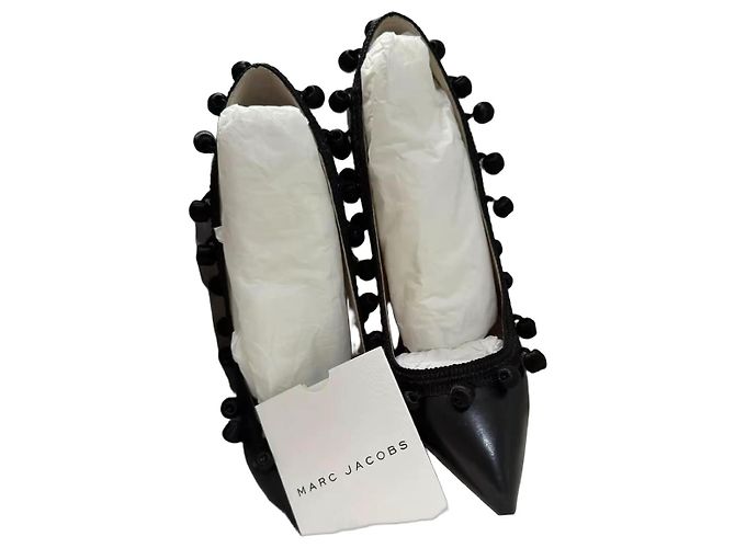 Marc Jacobs Black Leather Heels