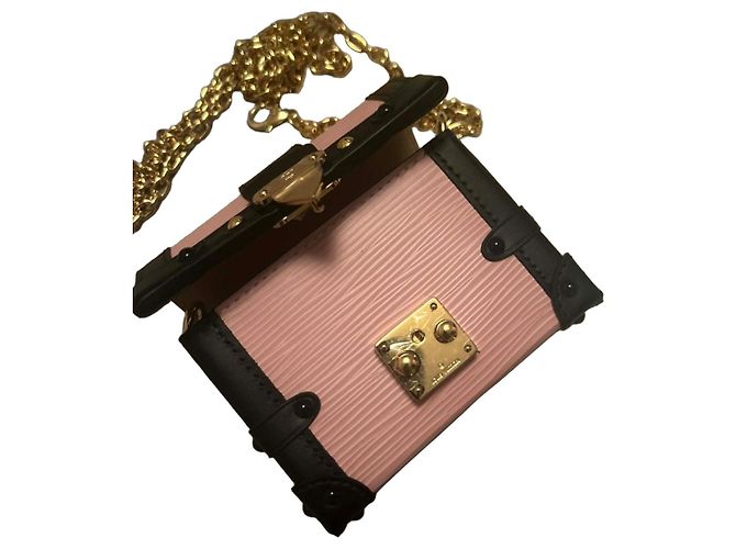 Petite Malle Louis Vuitton Nano Trunk Pink Leather