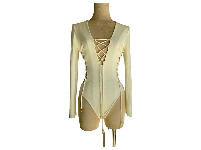 Autre Marque Top de viscosa blanco