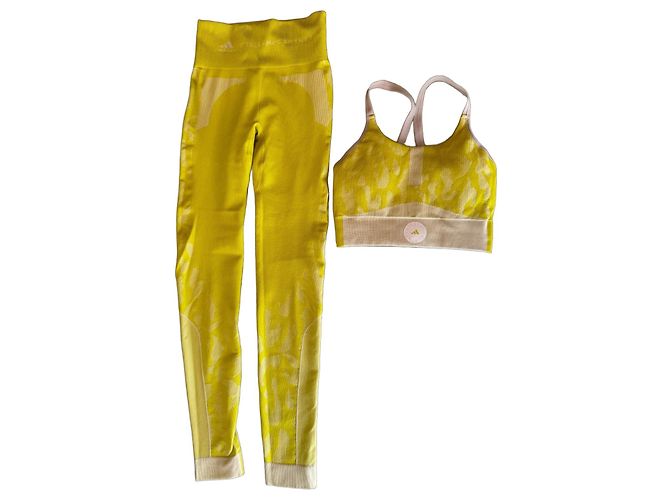 Leggings Adidas Amarillos de Elastano