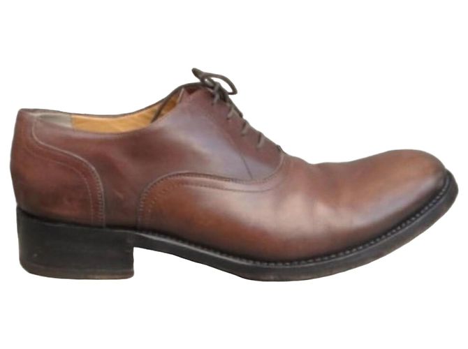 Oxford Sartore in pelle marrone
