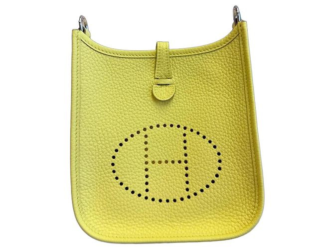 Borsa Hermès Evelyne TPM Giallo 