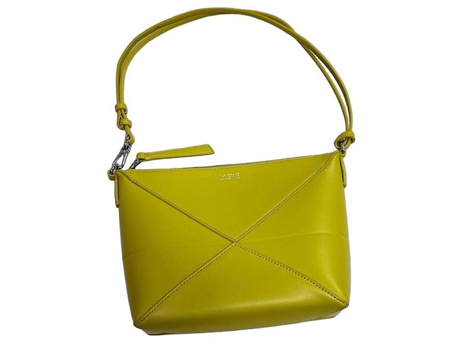 Sac Mini Puzzle Loewe Jaune