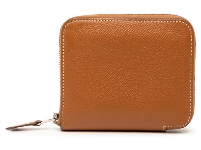 Hermès Hermes Azap Silk Compact Wallet/Coin Case Brown