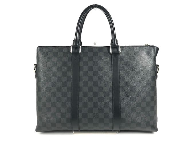 Bolso tote Damier Graphite N40024 de Louis Vuitton Negro