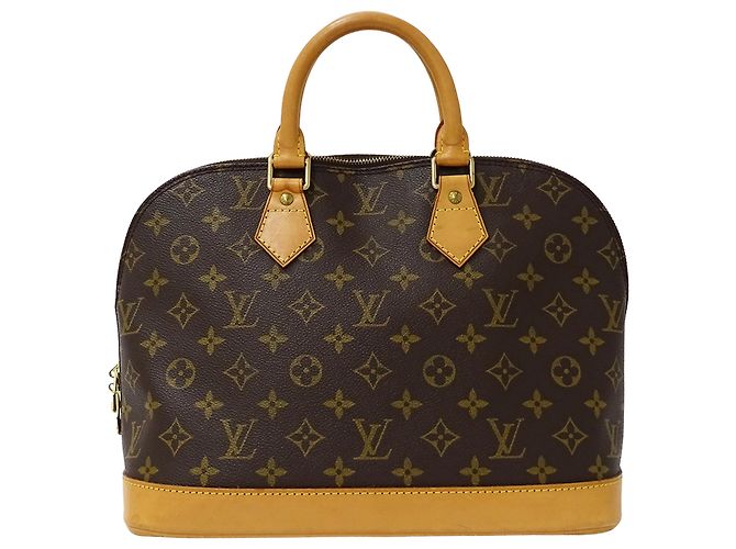 Sac à main Alma Monogram Louis Vuitton Marron