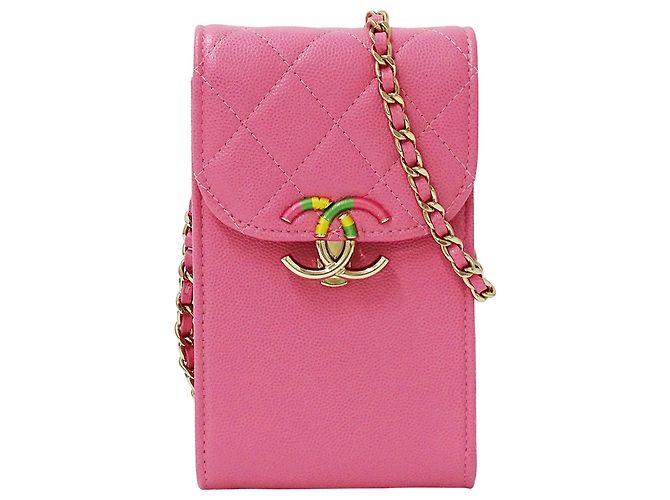 Bolso de mano Chanel Matelassé rosa
