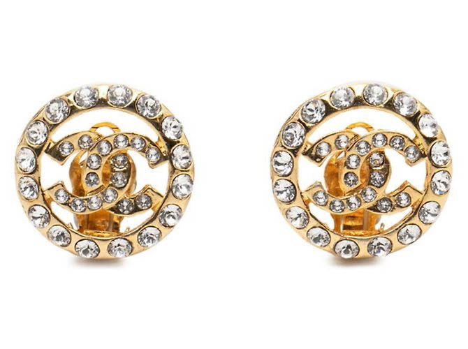 Orecchini Clip Coco Mark di Chanel D'oro