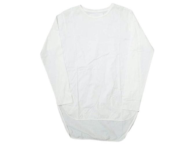 Autre Marque Camiseta de manga larga de algodón ADAWAS ADWS-101-09 Blanco
