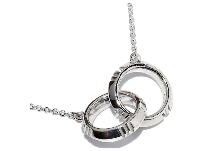 Collar Péndulo Interconectado Au750 Atlas X Cerrado de Tiffany & Co. Plata