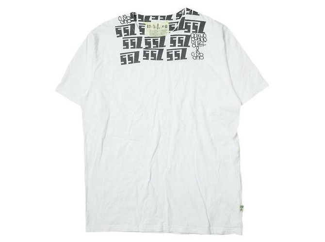 Autre Marque Camiseta de algodão SSZ 18SS NECK TEE Branco