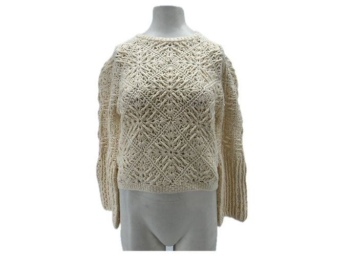 Autre Marque Beige Cashmere-Pullover 