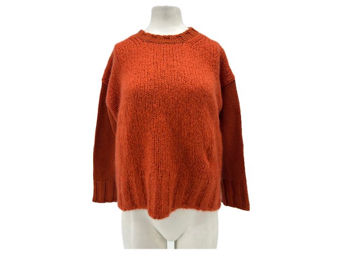 Autre Marque Oranger Pullover aus Kaschmir 