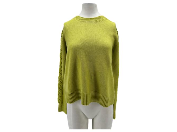 Autre Marque Grüner Pullover aus Kaschmir 