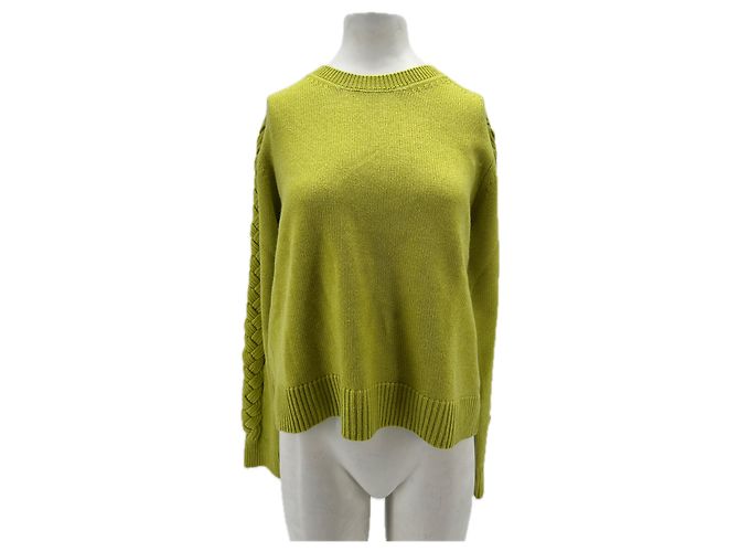Autre Marque Pull vert en cachemire