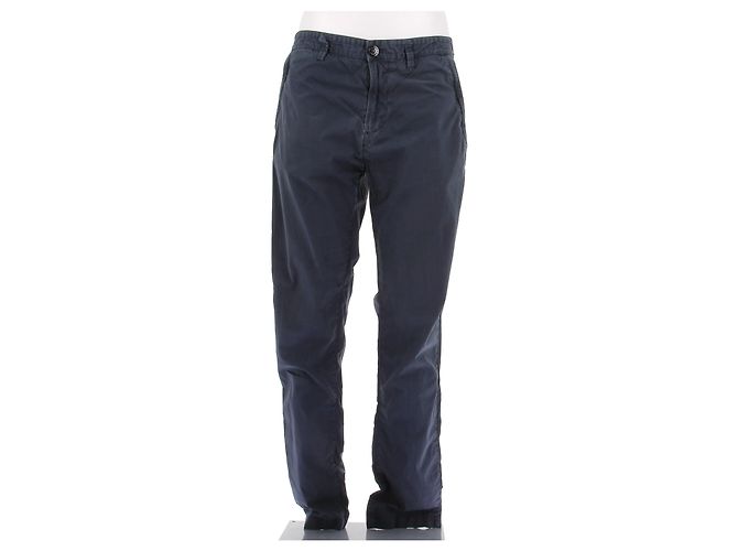 Pantaloni Stone Island Blu Navy in Cotone S