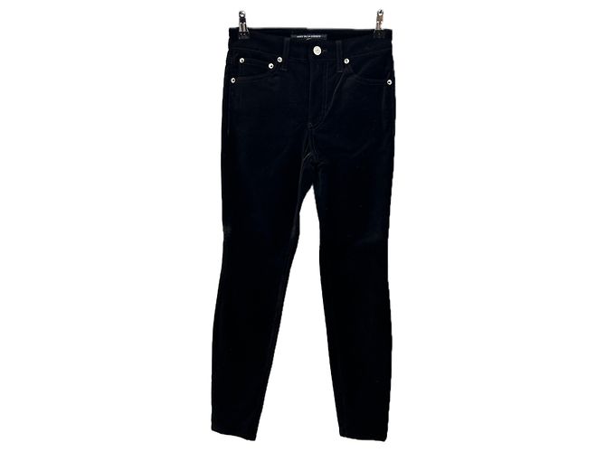 Autre Marque Jeans de terciopelo negro Cost of Freedom