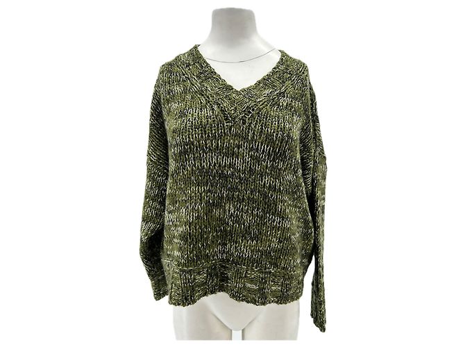 Autre Marque Grüner Pullover aus Kaschmir